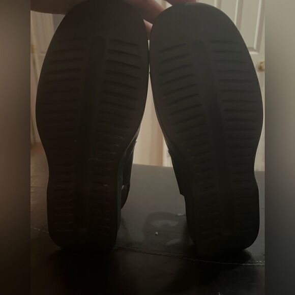 Bacco Bucci Sandals Black Leather - Made In Italy - Picture 6 of 9